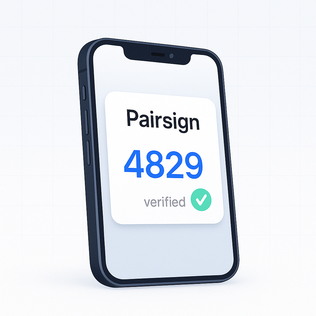 Pairsign hero